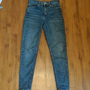 Topshop Jamie jeans light wash ultra high waisted